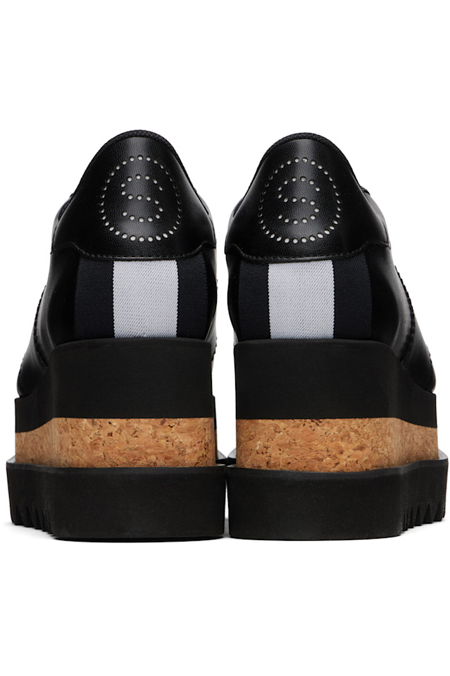 Кроссовки Sneak-Elyse на платформе со шнуровкой Stella Mccartney, черный — фото 2
