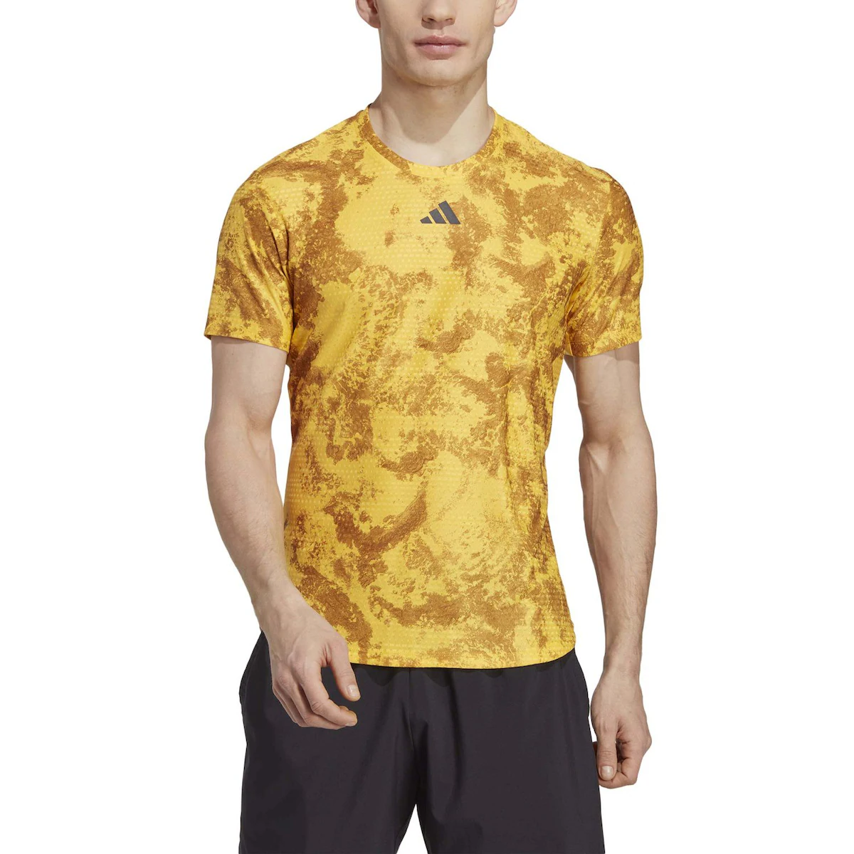 

Мужская теннисная рубашка Adidas PARIS FRL, желтый