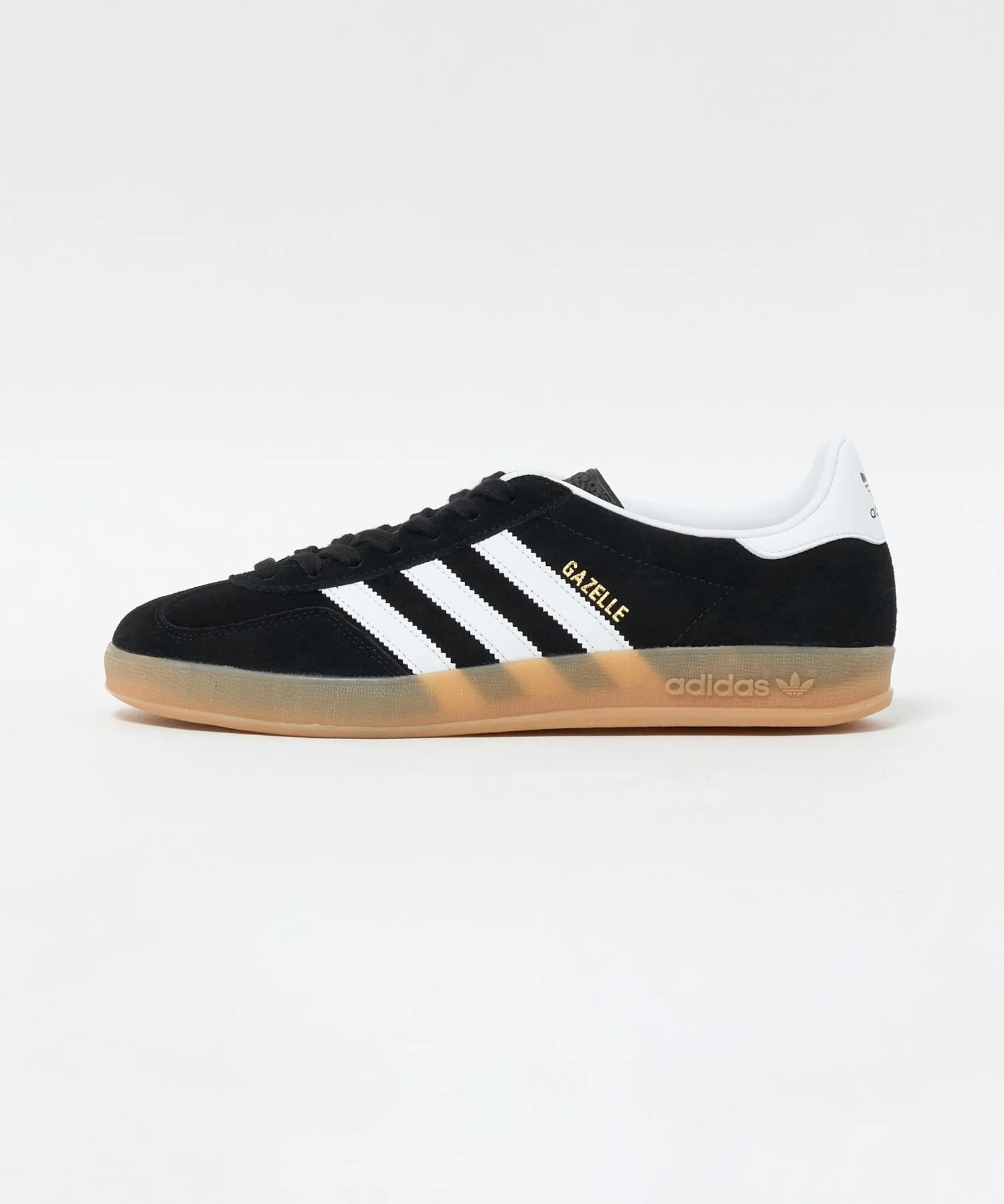 Мужские кроссовки из замши Gazelle Indoor adidas Originals чёрные