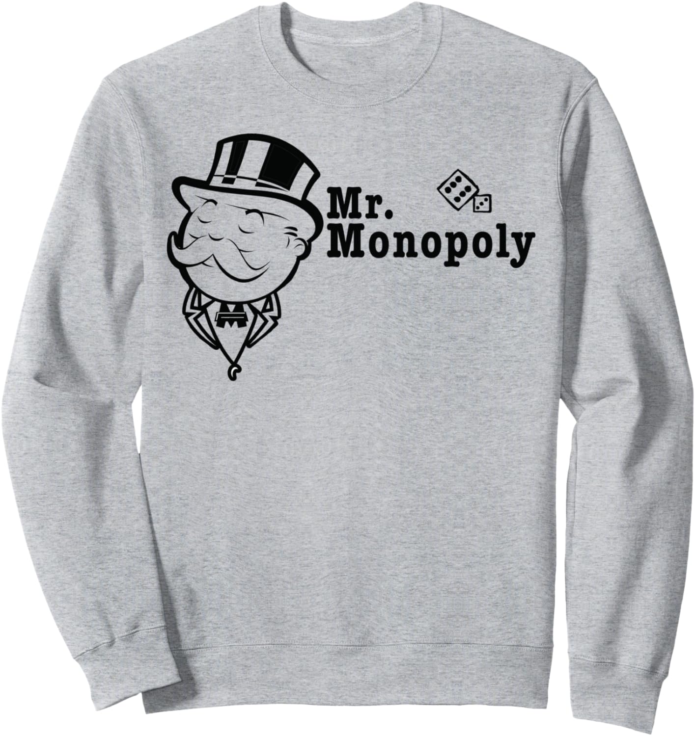 

Толстовка Monopoly Rick Uncle Pennybags с винтажным логотипом и портретом C2, серый
