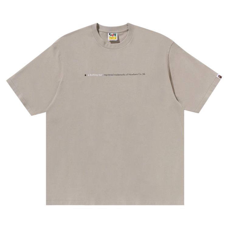 

Футболка BAPE Hightlight Logo Relaxed Fit Tee, Grey