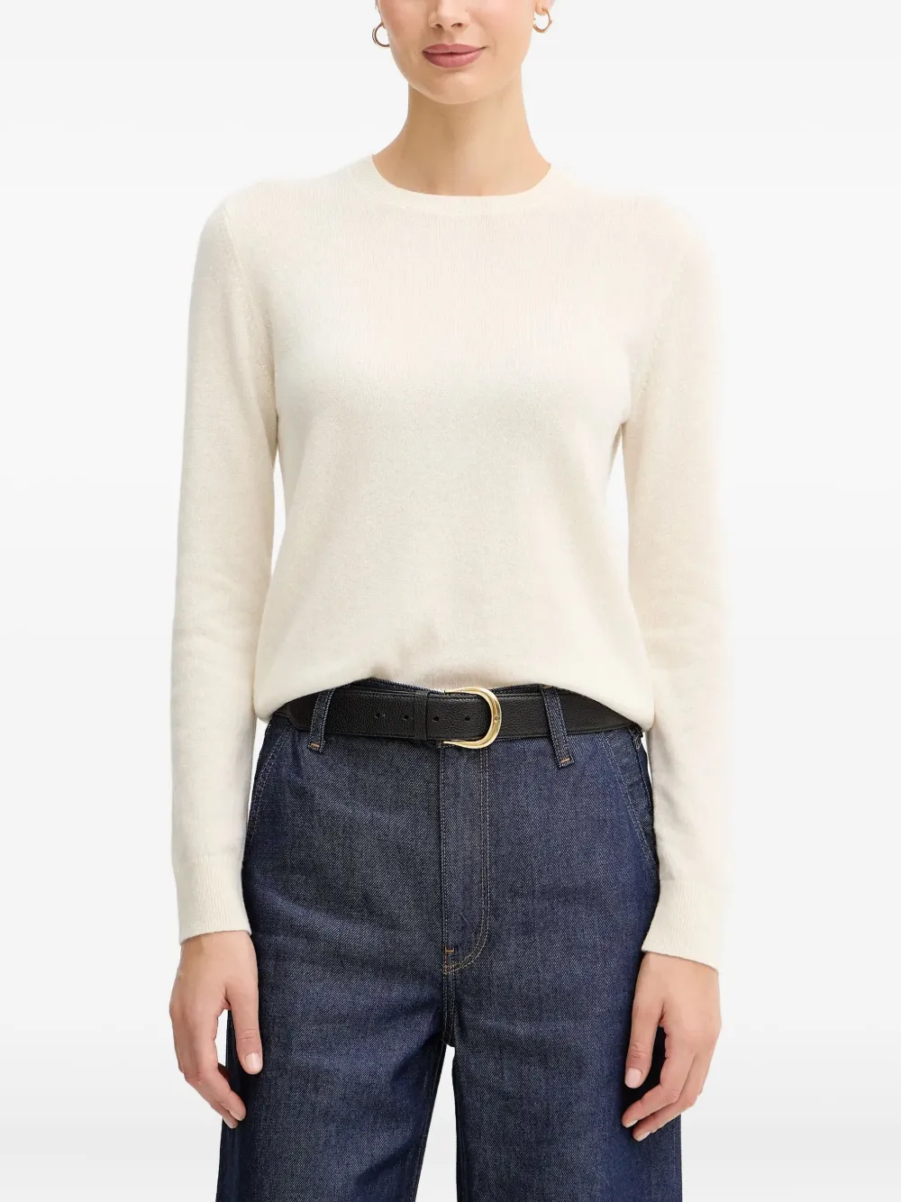 

Свитер с круглым вырезом Benetton, нейтральный