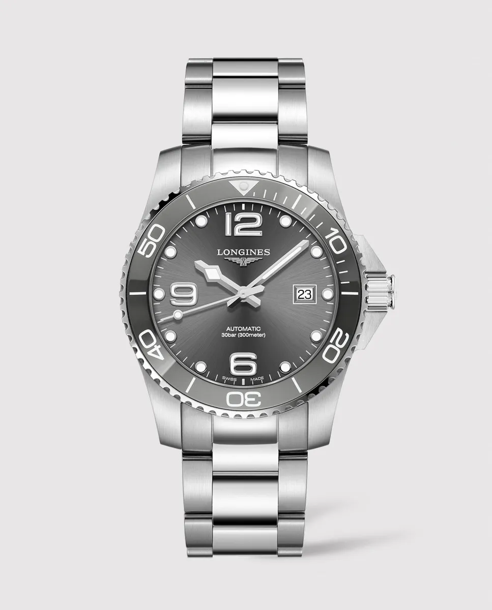 

Longines L3814766 Hydro Conquest автоматические стальные мужские часы, серебряный