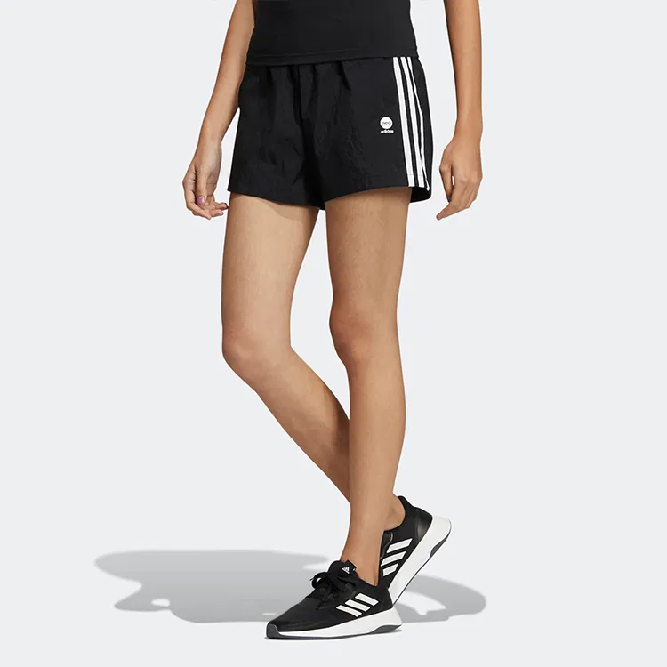 Шорты повседневные Adidas Neo черные — фото 3