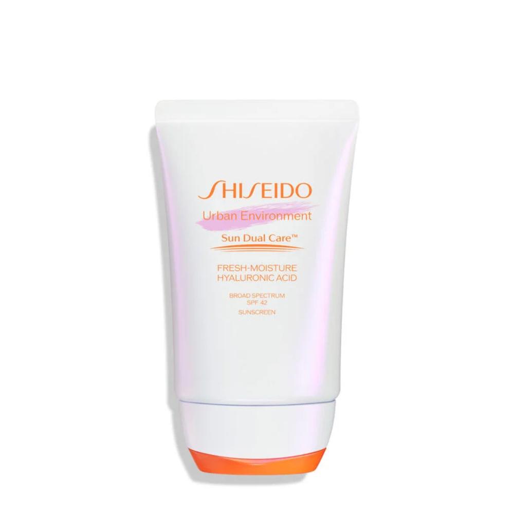 Солнцезащитный крем Urban Environment Fresh Moisture SPF 42 от Shiseido для мужчин и женщин - 42 г (1,8 унции), прозрачный — фото 2