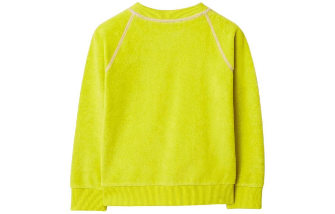 Толстовка детская Burberry, лаймовый — фото 2