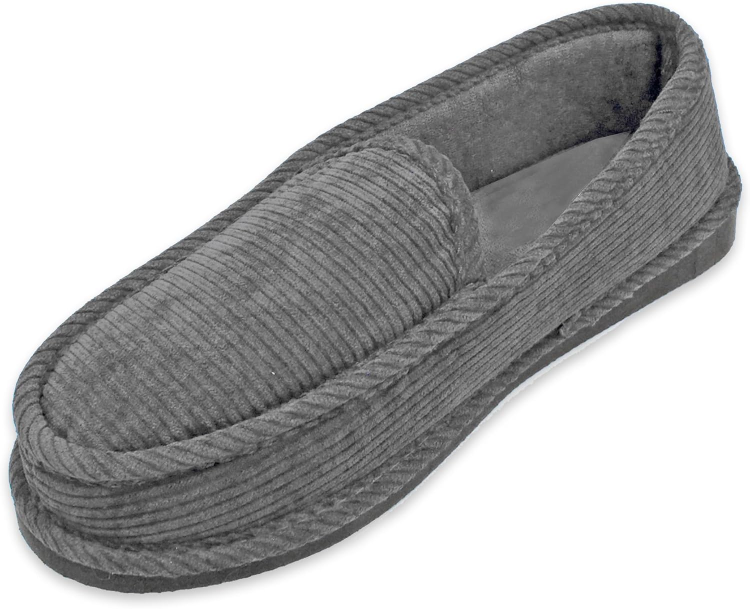 

Яркие мужские домашние тапочки из вельвета Bright, серый