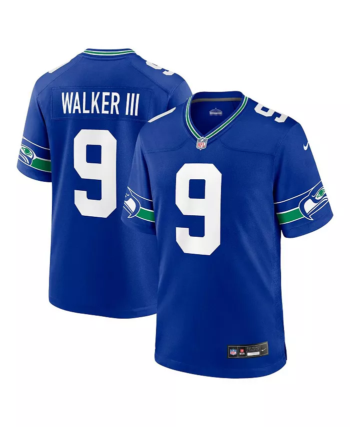 

Мужская ретро-джерси игрока Kenneth Walker III в стиле Seattle Seahawks Nike