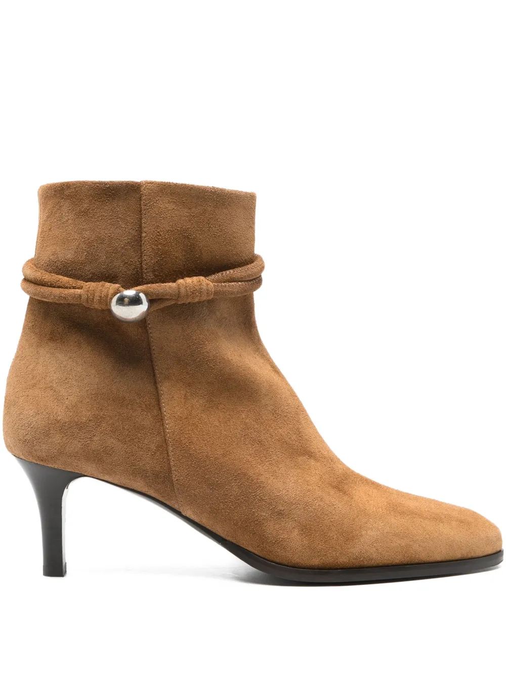 Замшевые ботильоны Miniki Isabel Marant, коричневый