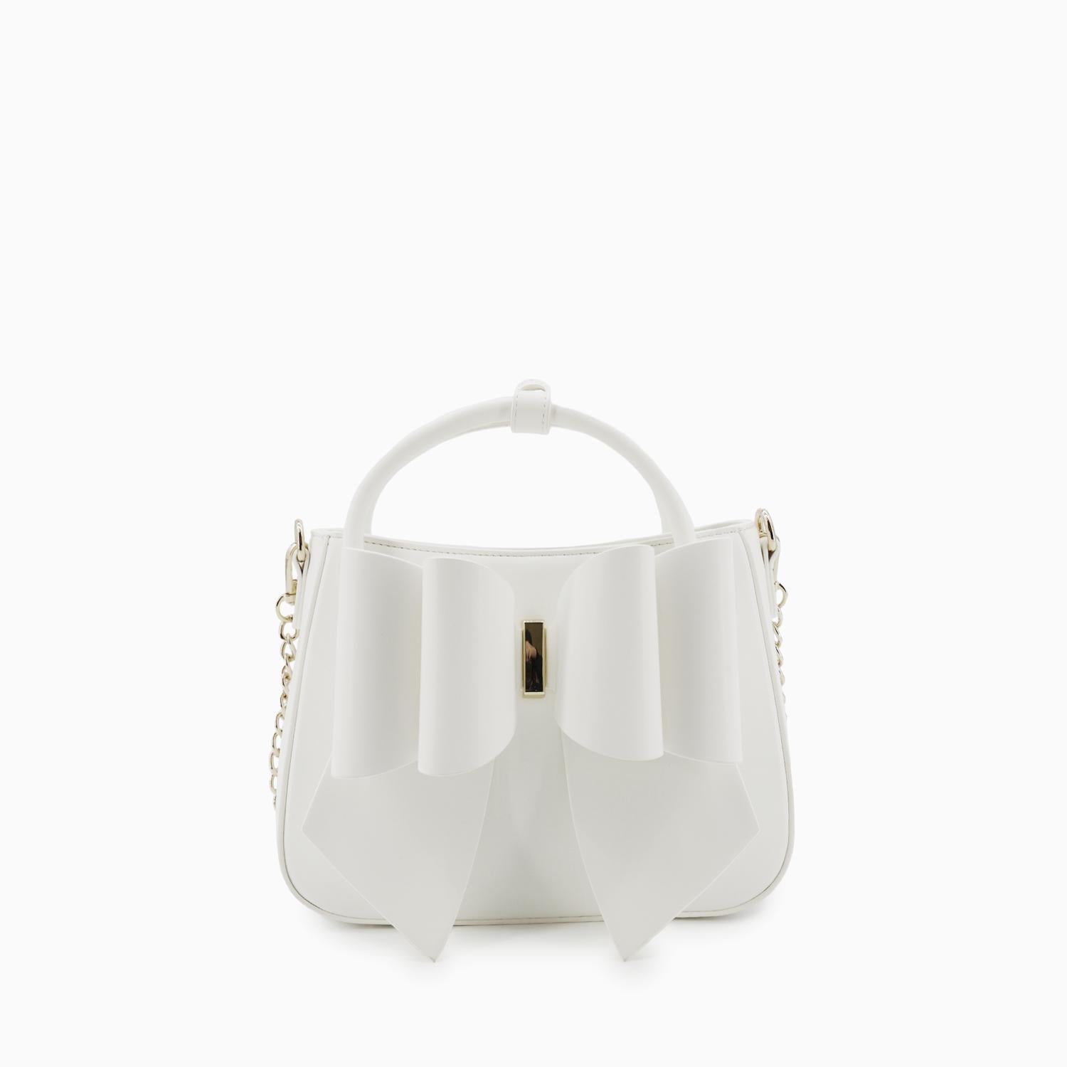 

Женская веганская сумка-кроссбоди Madeline Bow в кремовом цвете Like Dreams