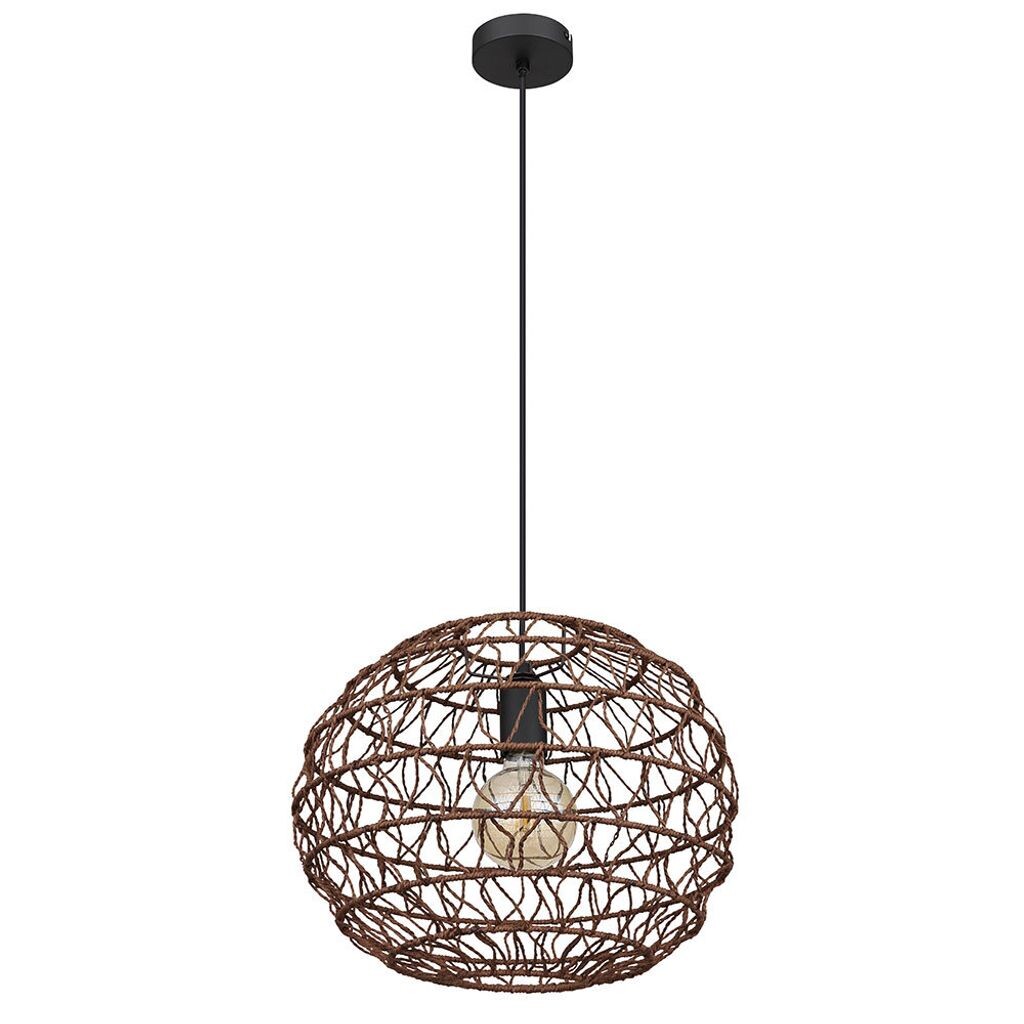 

Подвесной светильник, металл, темно-коричневый, Е27, D 39 см. Globo Lighting