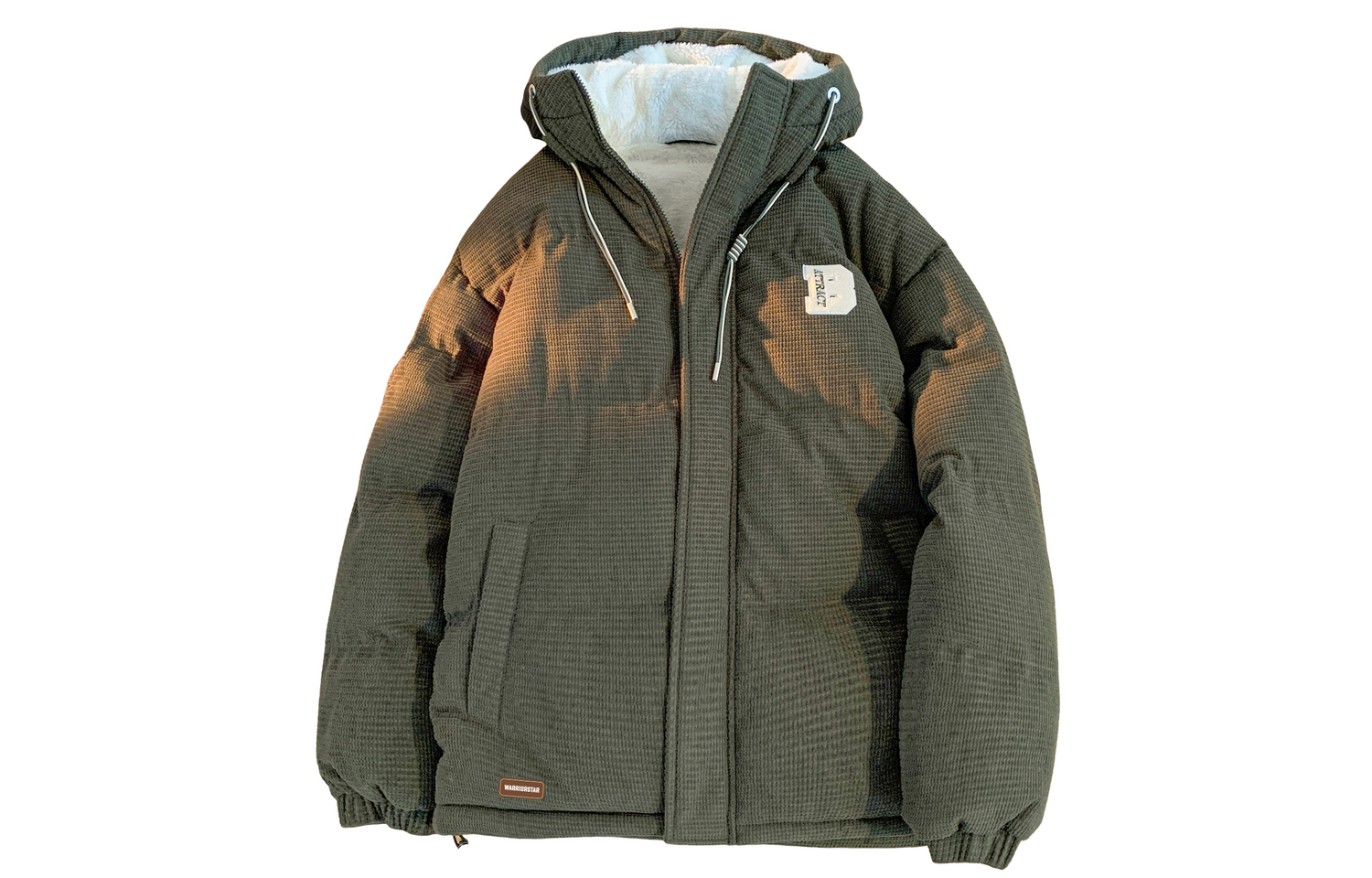 

Пуховик для мужчин и женщин WARRIOR, зеленый[free diy badge]