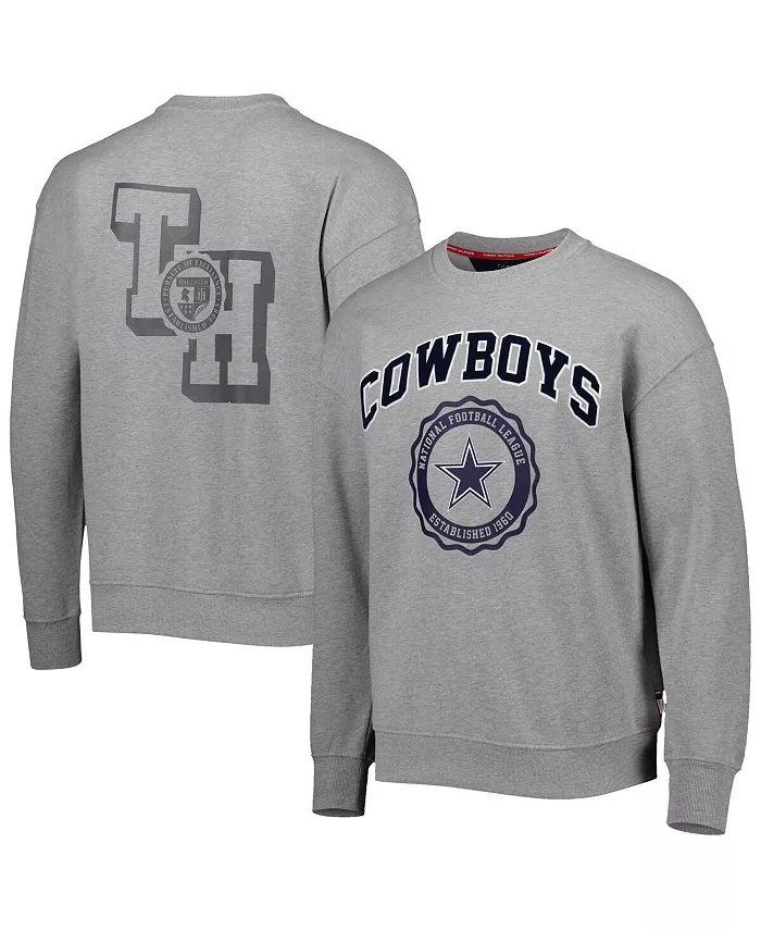 

Мужская толстовка Ronald Crew Dallas Cowboys цвета хизер-серый Tommy Hilfiger