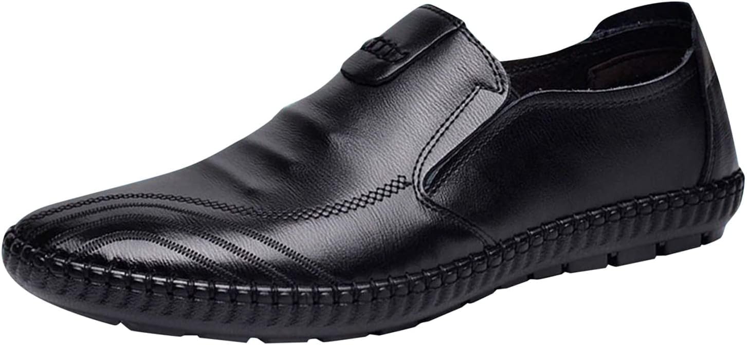 

Мужские классические туфли BORAMAX, стильные, комфортные, роскошные мягкие кожаные лоферы на подскальзывании для джентльменов, для свадеб, бизнеса, работы в офисе, повседневной и уличной носки, черный