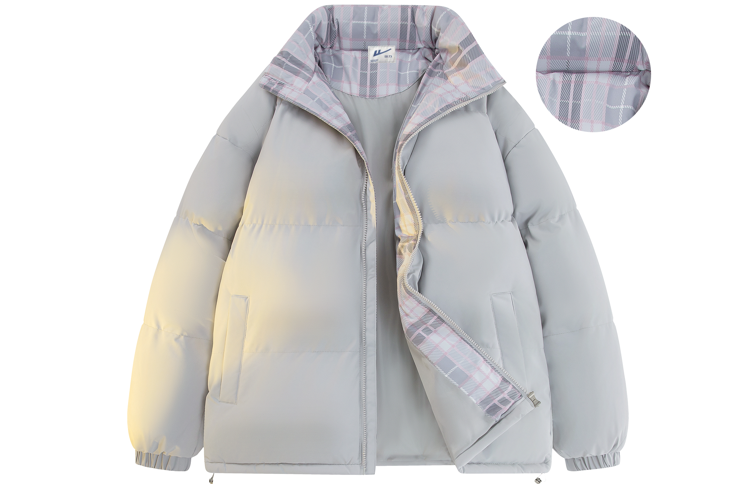 

WARRIOR Пуховик Unisex, Silver Gray