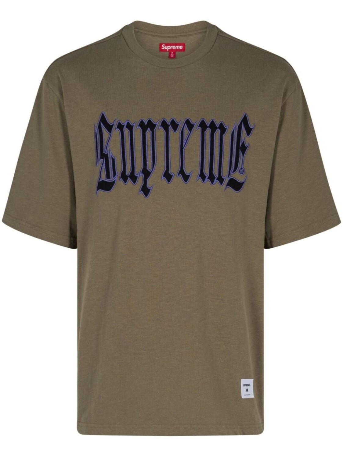

Supreme старая английская футболка, зеленый