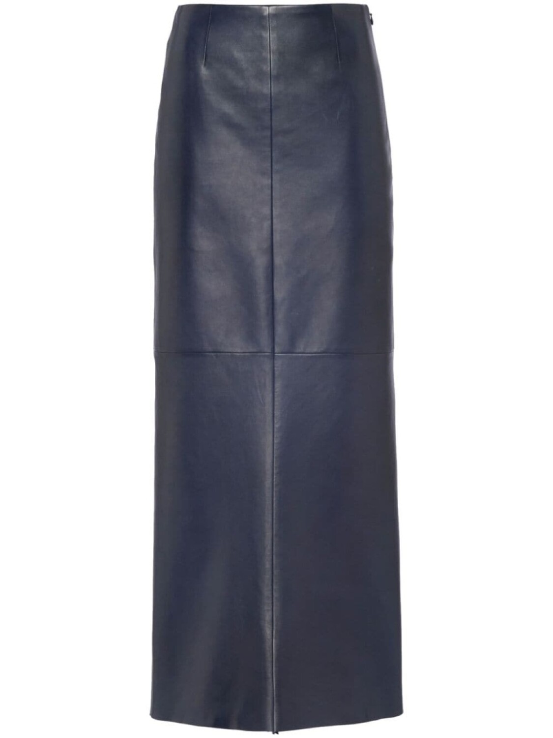 

Prada юбка макси из кожи, синий