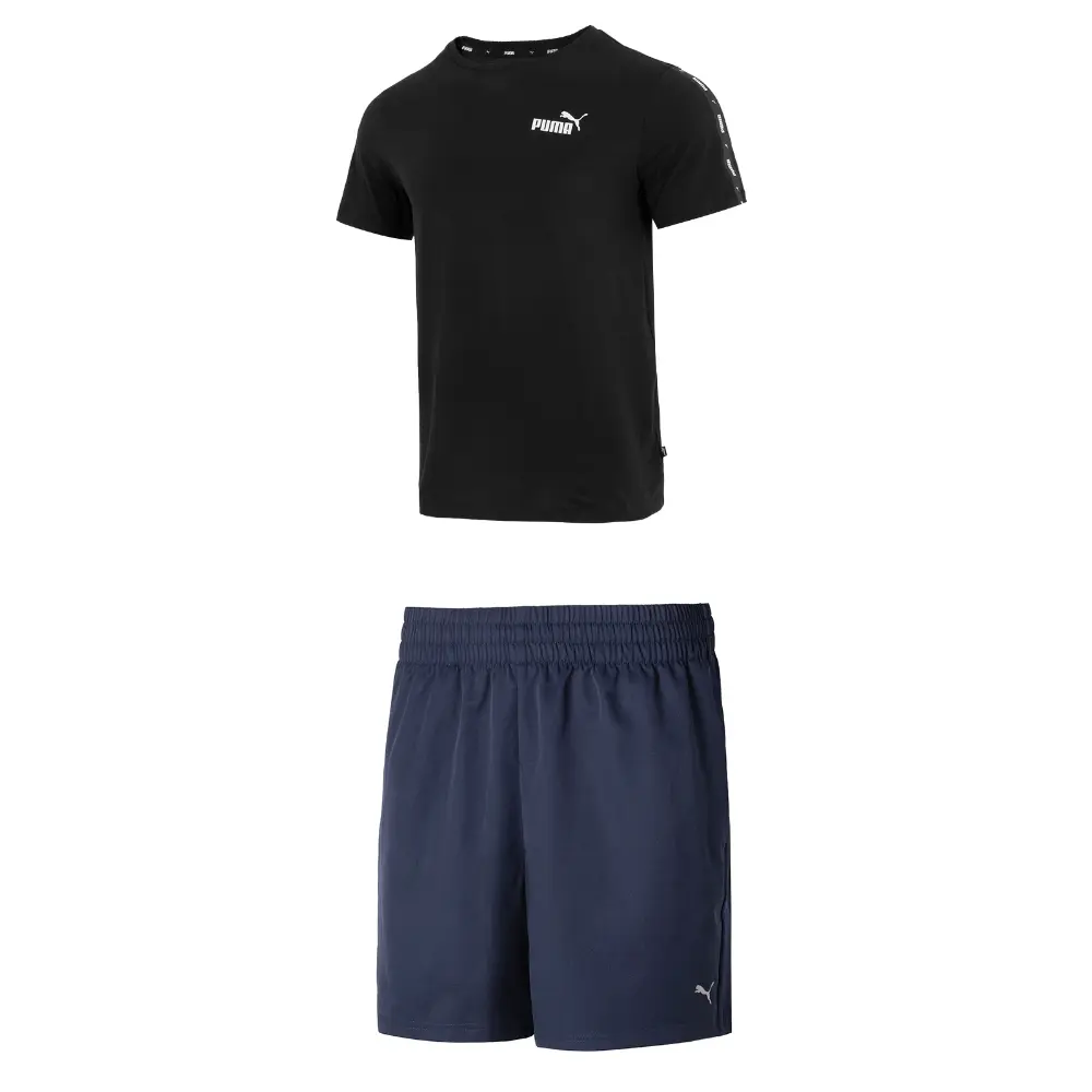 

Повседневная спортивная одежда для мужчин, черный и синий Puma, синий