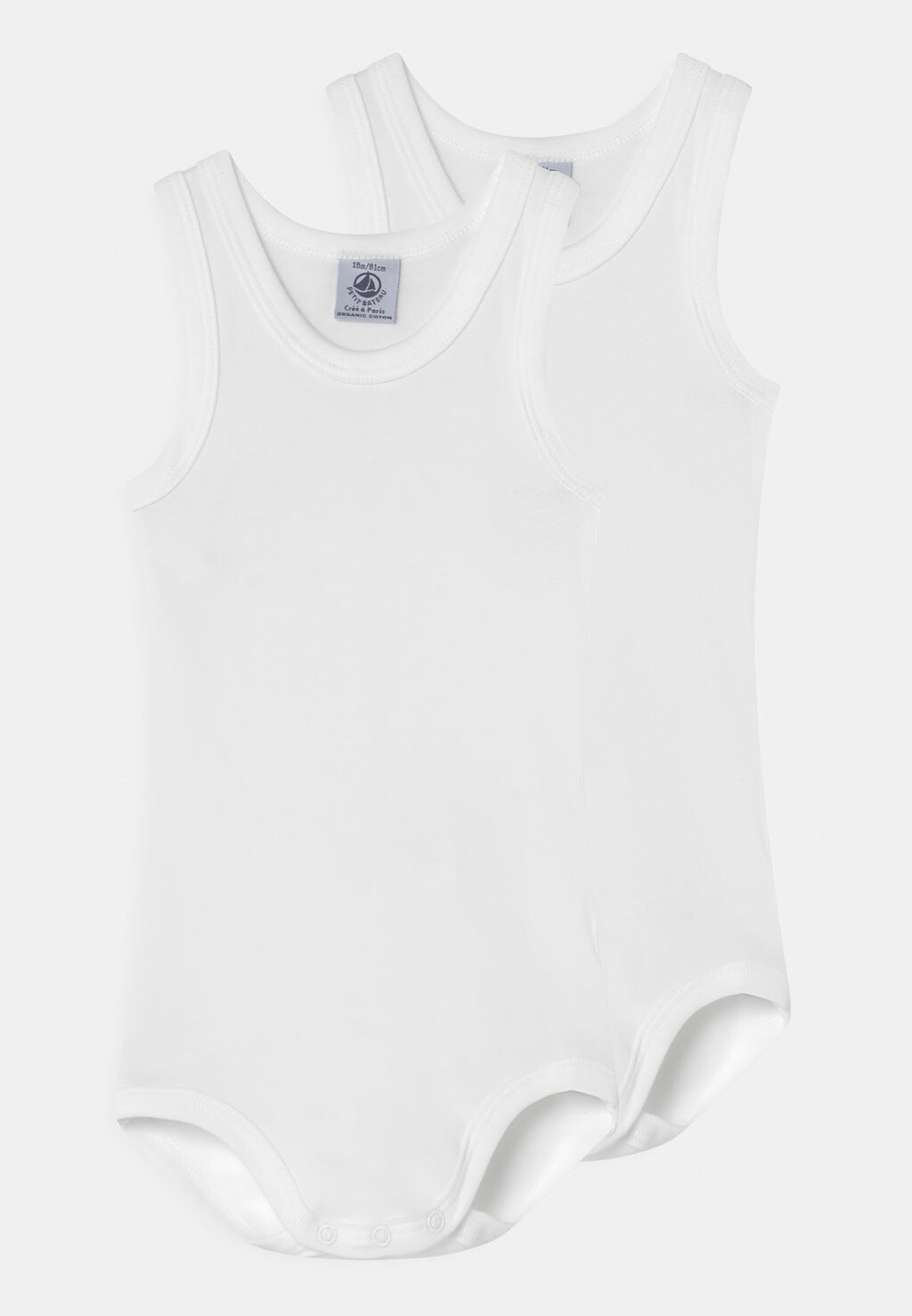 

Боди 2 PACK Petit Bateau, цвет white