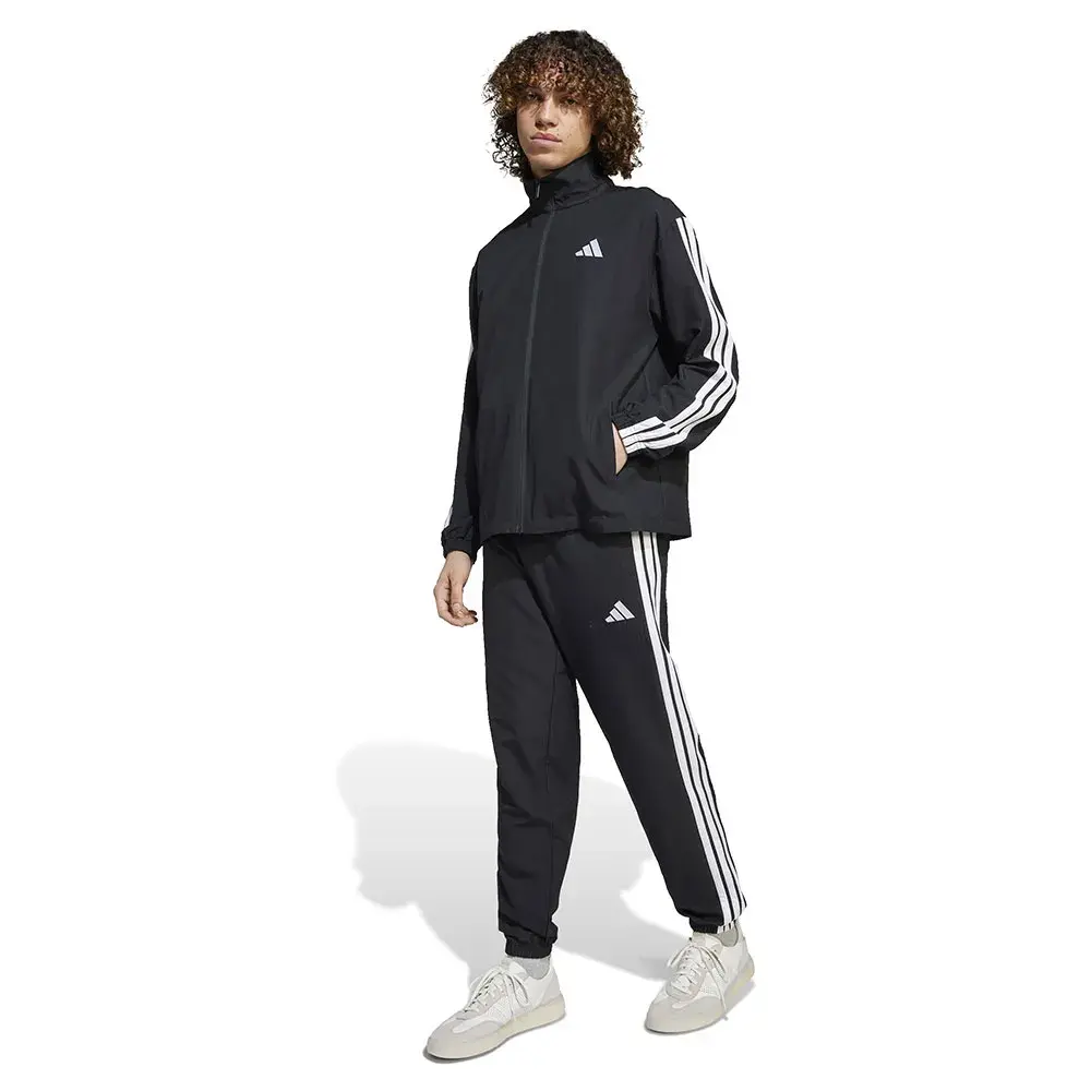 

Спортивный костюм adidas Sportswear Basic 3 Stripes Woven, черный