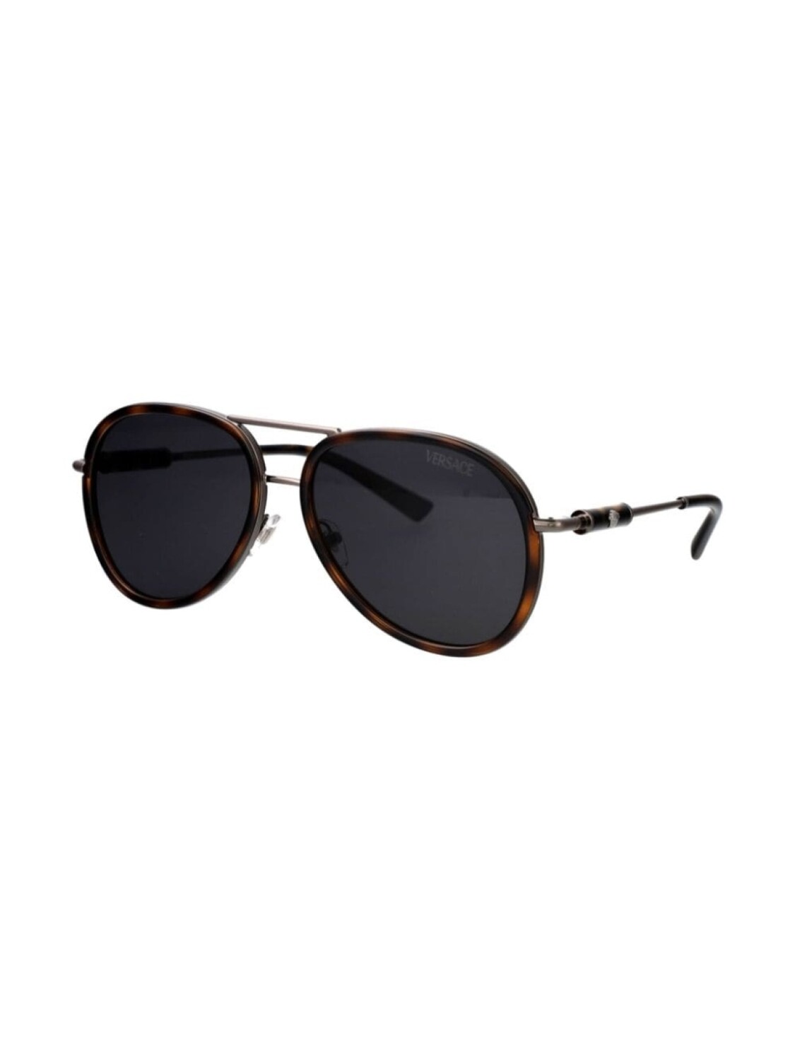 Солнцезащитные очки в оправе пилота Versace Eyewear, черный — фото 2
