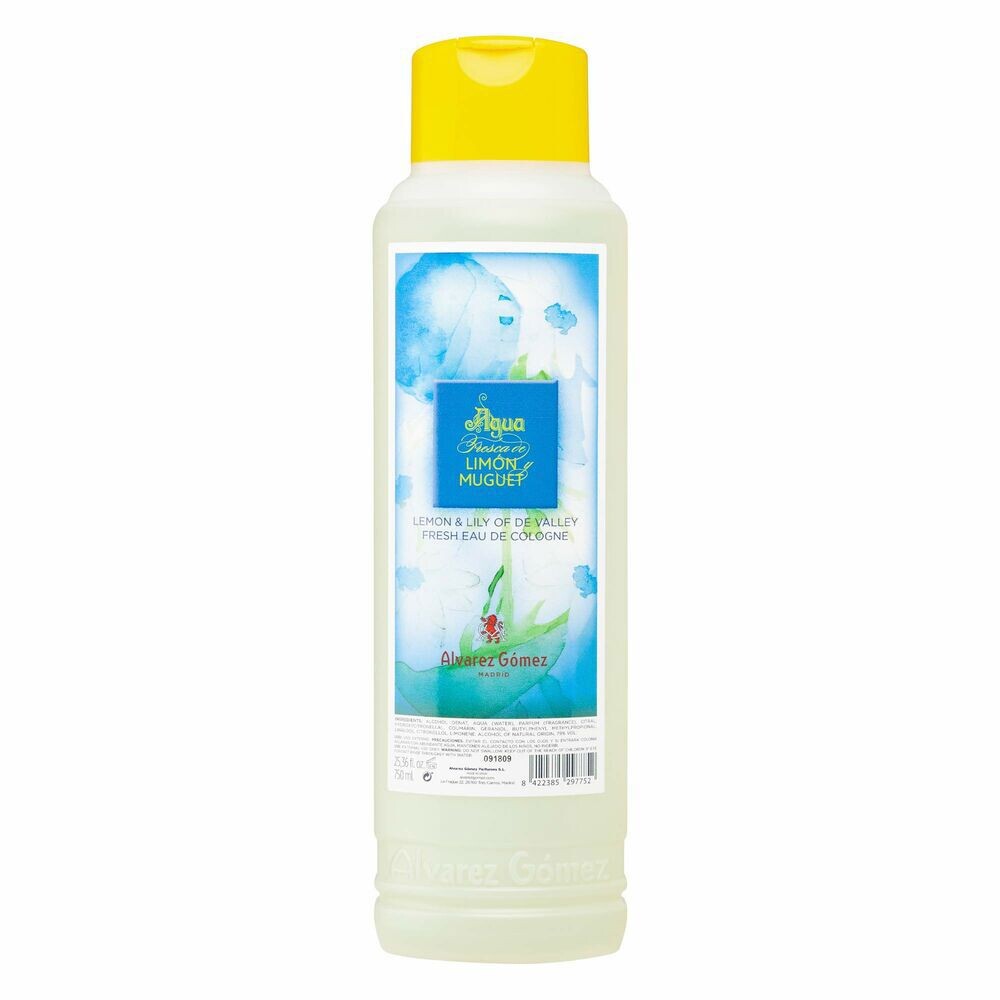 

Одеколон Agua fresca de limón y muguet Alvarez gomez, 750 мл