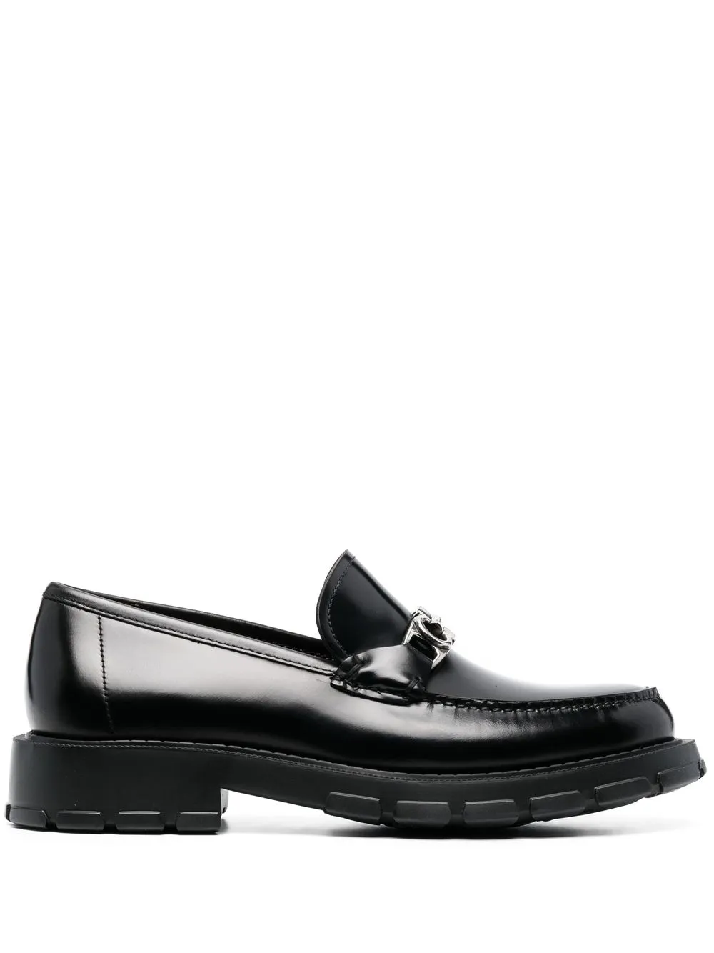 

Лоферы с логотипом Ferragamo, черный