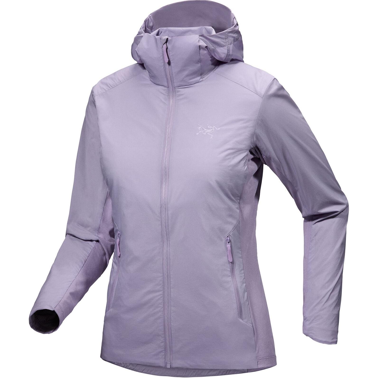 

Arcteryx Женская легкая толстовка с капюшоном, Rock Frost Purple/Velocity