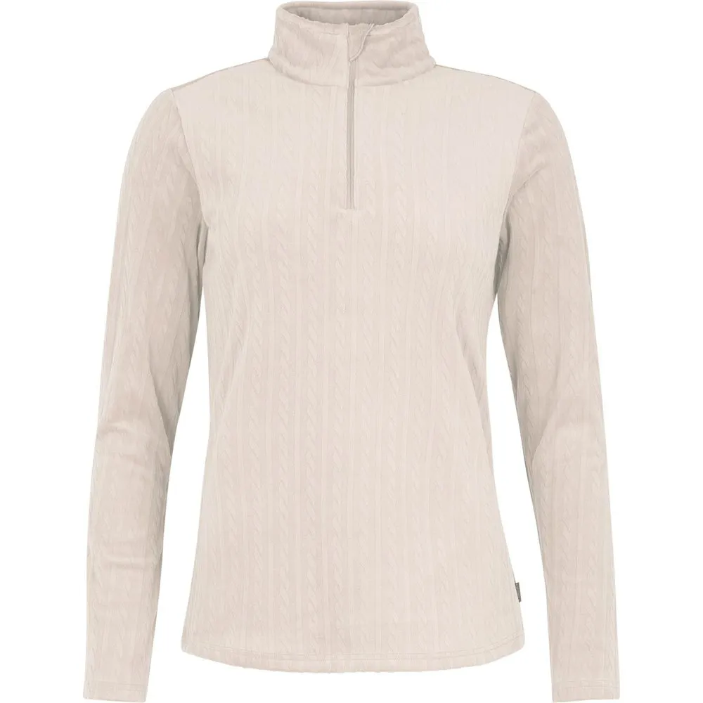 

Лонгслив Protest Gail half zip, белый