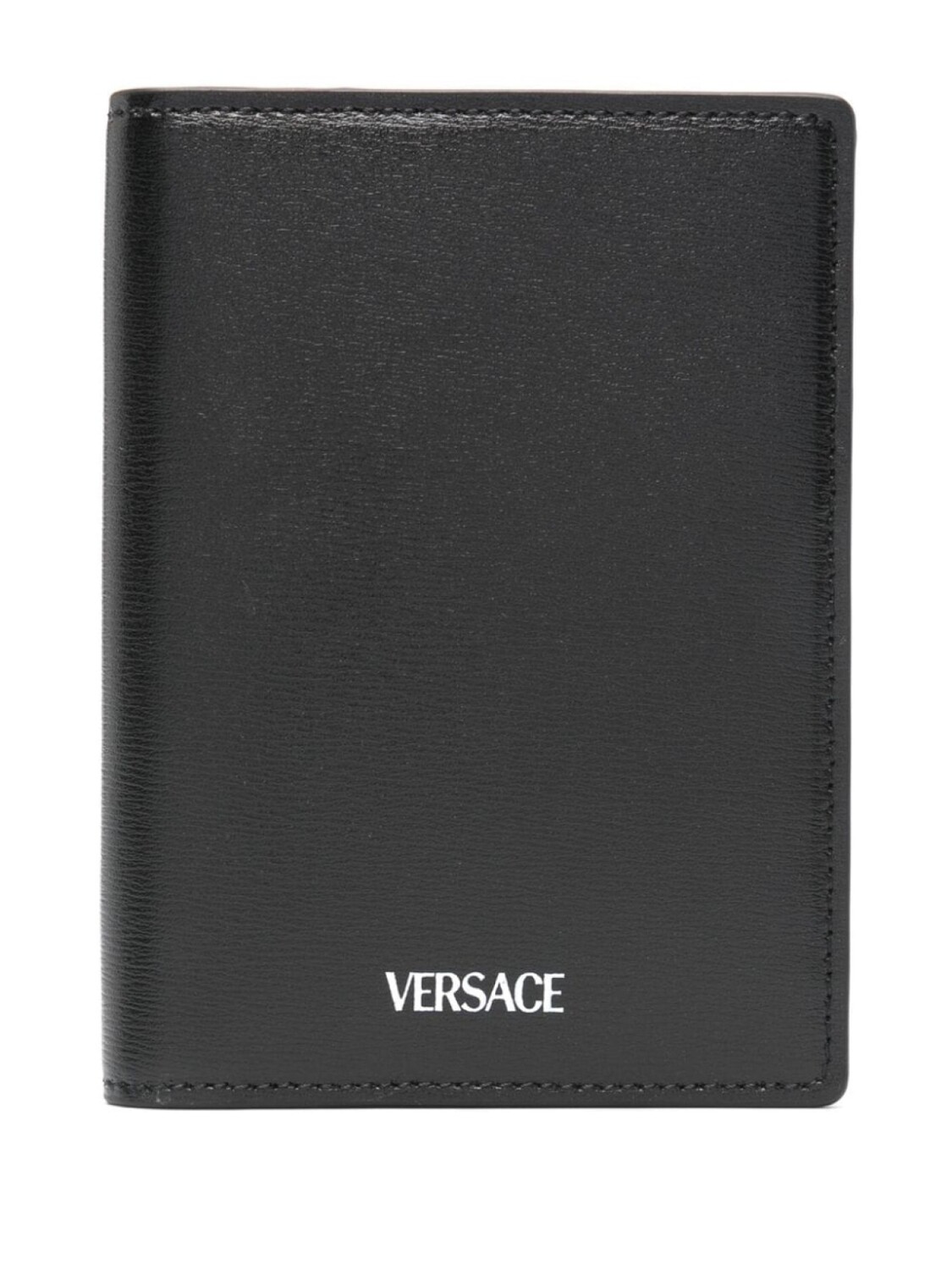 

Versace кожаный кошелек с двойным сложением, черный