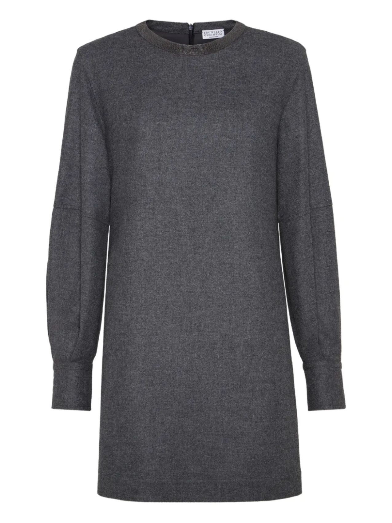 

Brunello Cucinelli платье из смесовой шерсти, серый