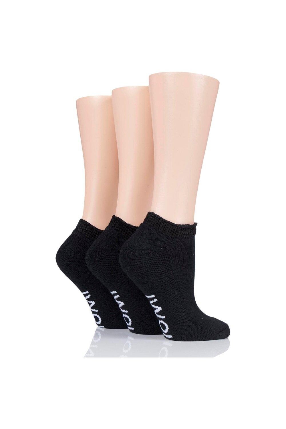 

3 пары мягких носков для диабетиков Footnurse SOCKSHOP Iomi, черный