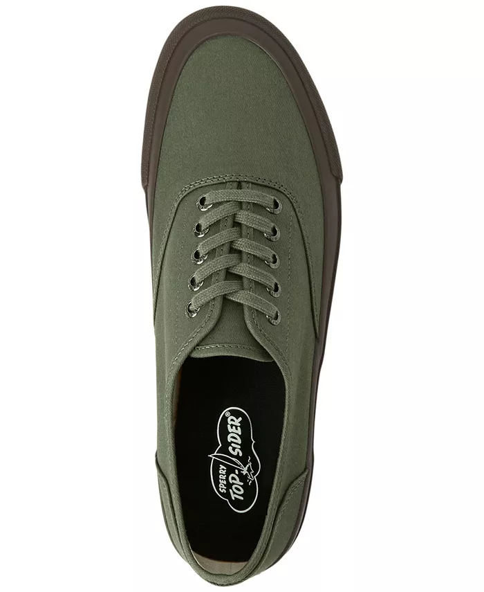 Мужские кроссовки Topsider на шнуровке Sperry, зеленый — фото 4