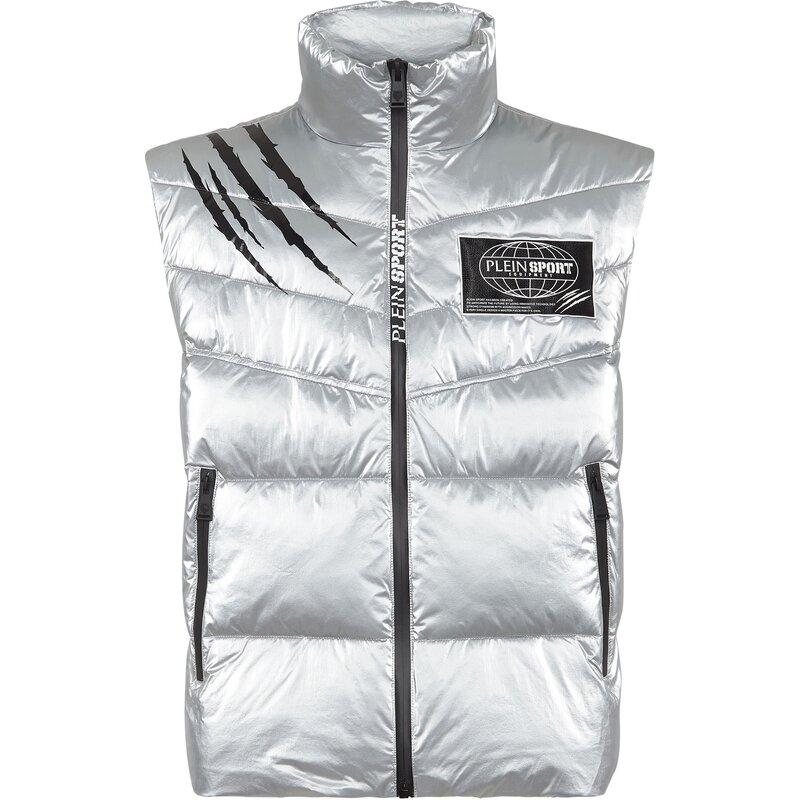 

Жилет жилет Plein Sport, серебряный