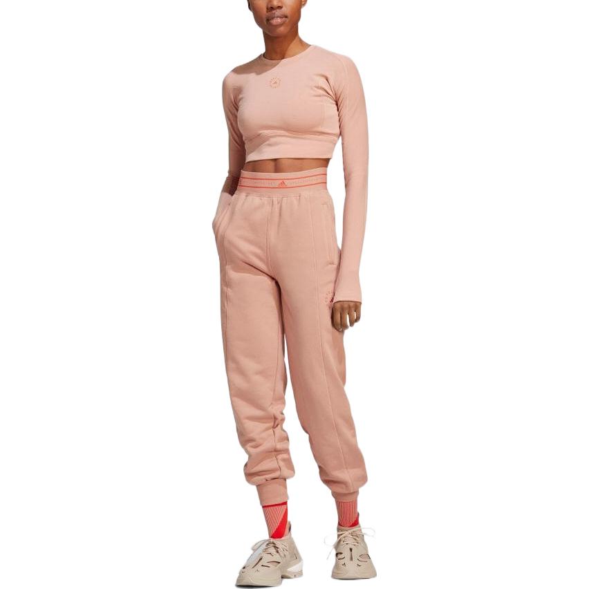 Спортивные брюки (WMNS) adidas by Stella McCartney Pants 'Brown', коричневый — фото 2