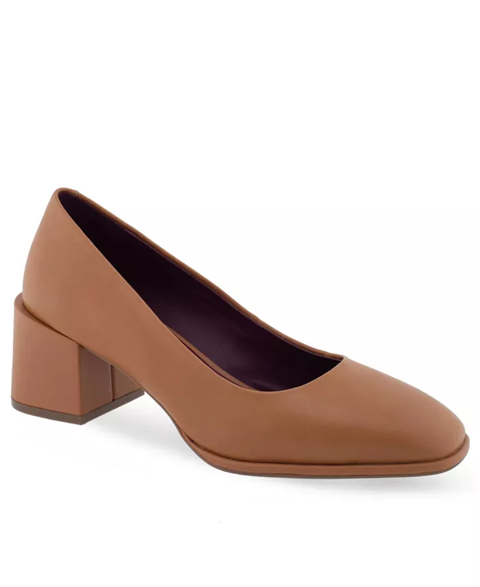Туфли-лодочки Alae Dress-Pump на среднем каблуке Aerosoles, коричневый/бежевый
