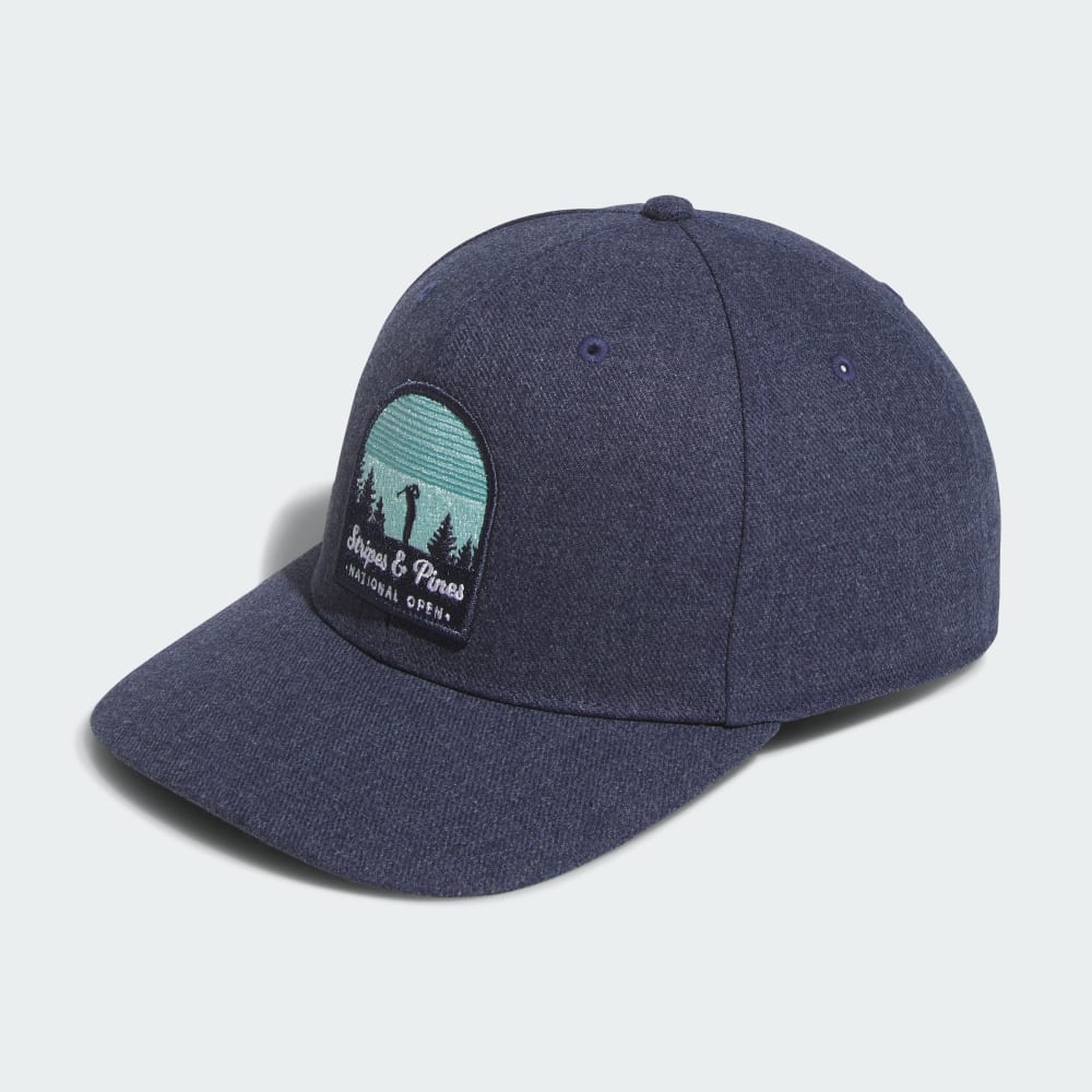 

Бейсболка Adidas Stripes and Pines High-Crown Hat, цвет Collegiate Navy/Semi Flash Aqua