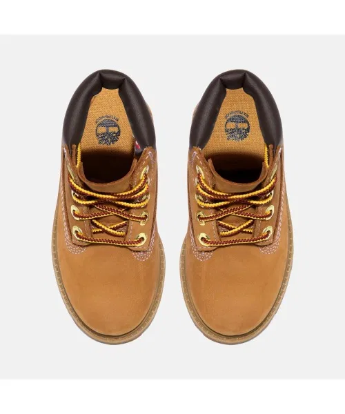 Ботинки водонепроницаемые Timberland Kids 6-дюймовые премиум пшеничные — фото 2