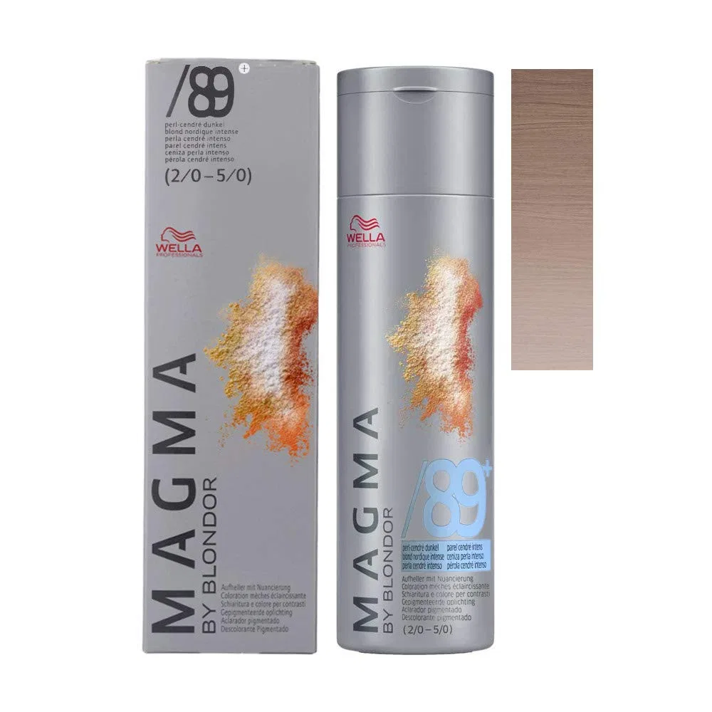 Пигментированный осветлитель для волос Magma by Blondor от Wella, оттенок 89+ Pearl Cendre Dark Wella