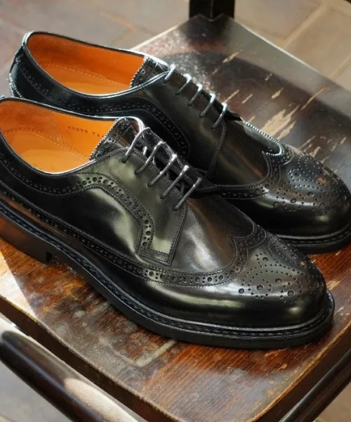 Мужские туфли Jalan Sriwijaya 99037 HI SHINE BLACK DAINITE SOLE