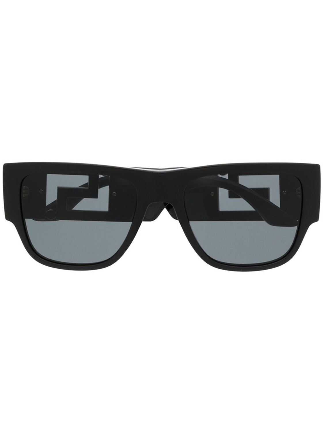 

Солнцезащитные очки в массивной оправе Versace Eyewear, черный