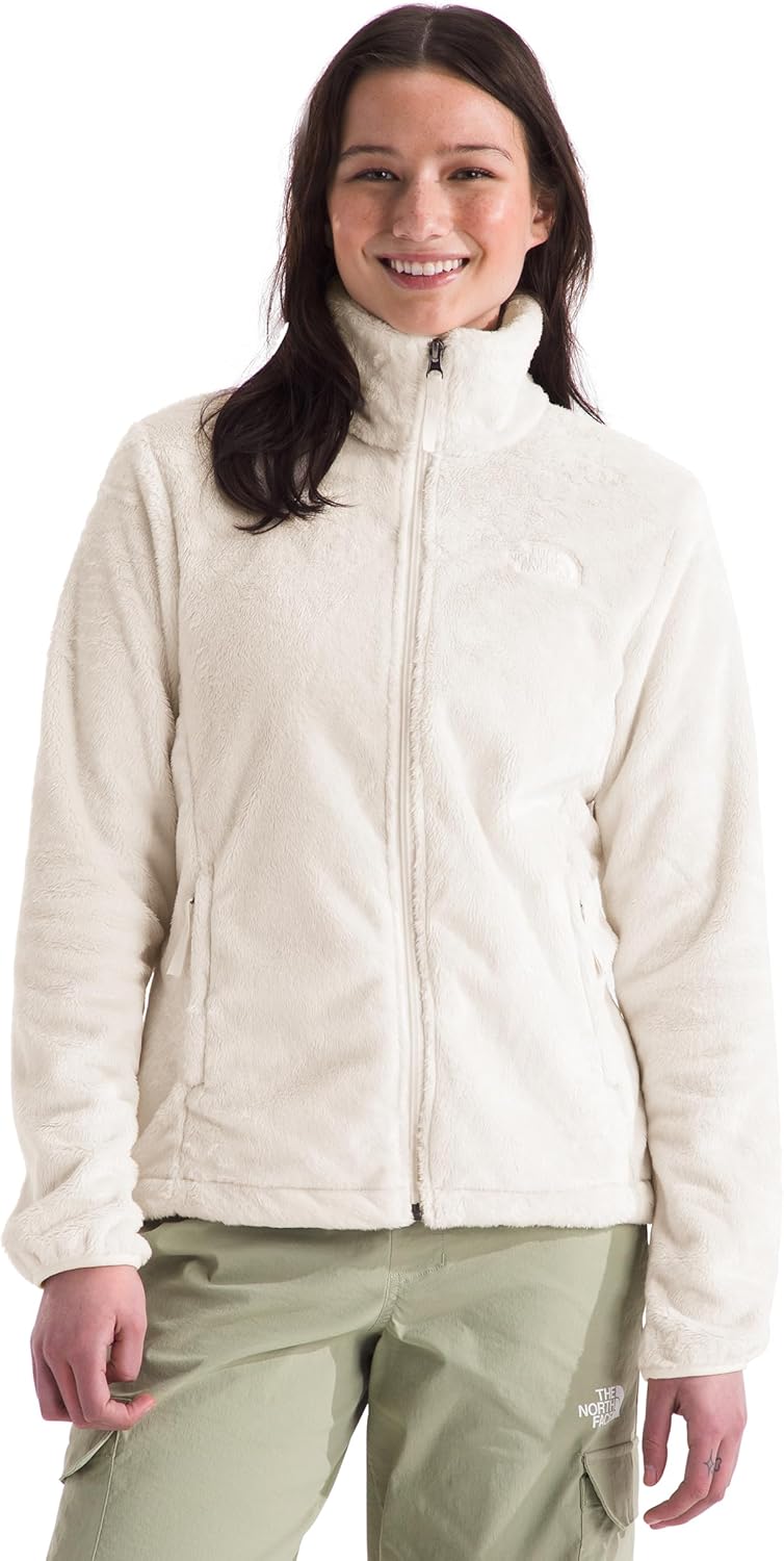

THE NORTH FACE Женская флисовая куртка Osito с молнией | Мягкий флис с вышитым логотипом, White Dune