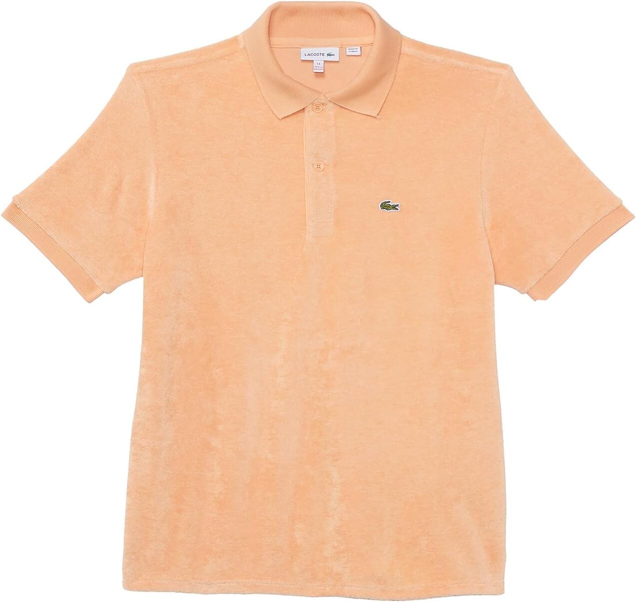 

Рубашка Lacoste Short Sleeve Bouclette Polo Shirt, цвет Cina