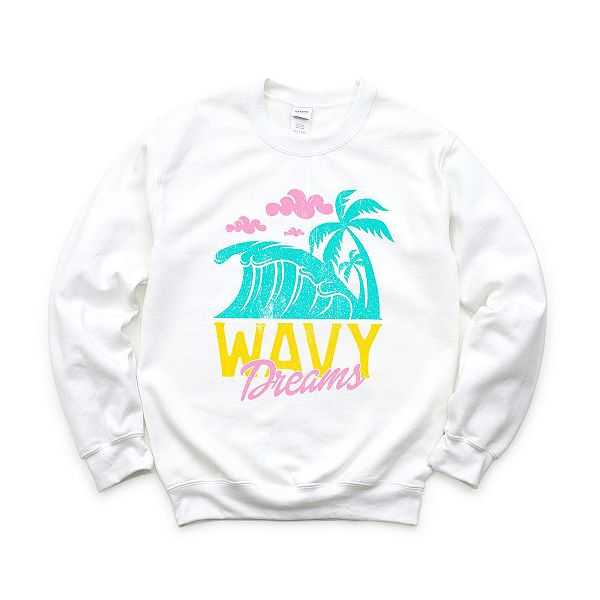 

Свитшот Wavy dreams Simply Sage Market, White