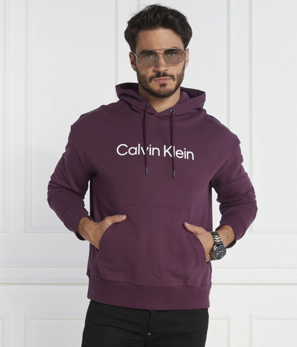 Толстовка Calvin Klein Hero с логотипом, фиолетовый — фото 3