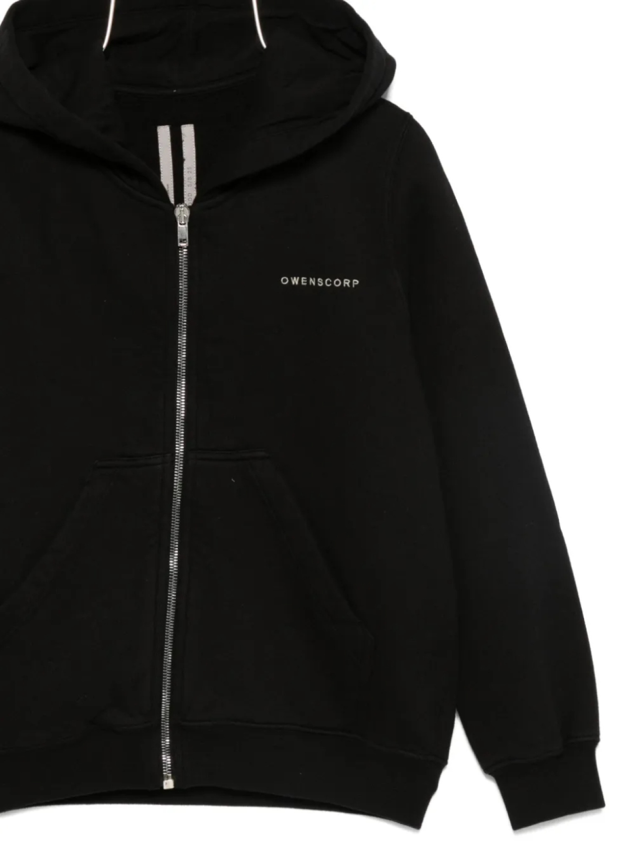 Толстовка с капюшоном на молнии Rick Owens Kids Hollywood Jason's, черный — фото 3
