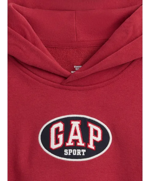 Винтажная мягкая махровая толстовка GAP SPORT с логотипом (для малышей/младенцев) — фото 4