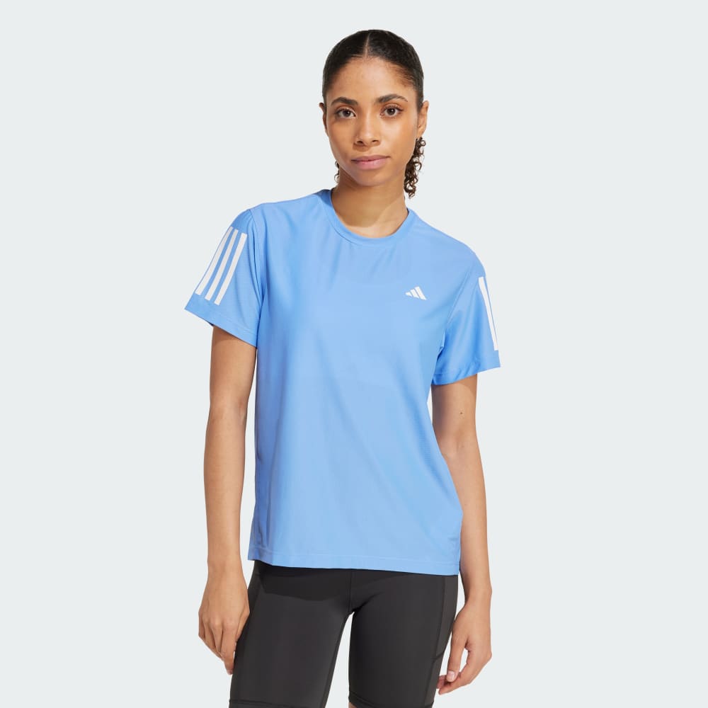 

Спортивная футболка Adidas Own The Run Tee, цвет Blue Fusion