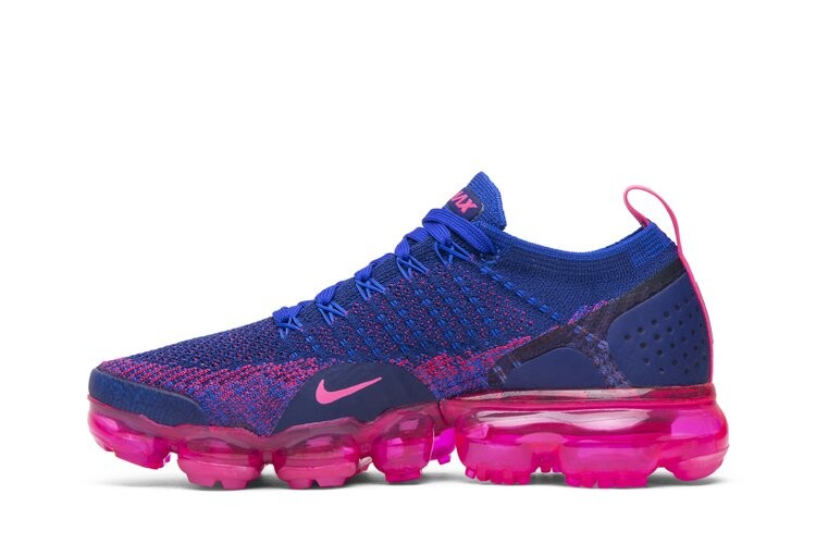 Кроссовки Nike Wmns Air VaporMax Flyknit 2 'Racer Pink Blue', розовый — фото 3