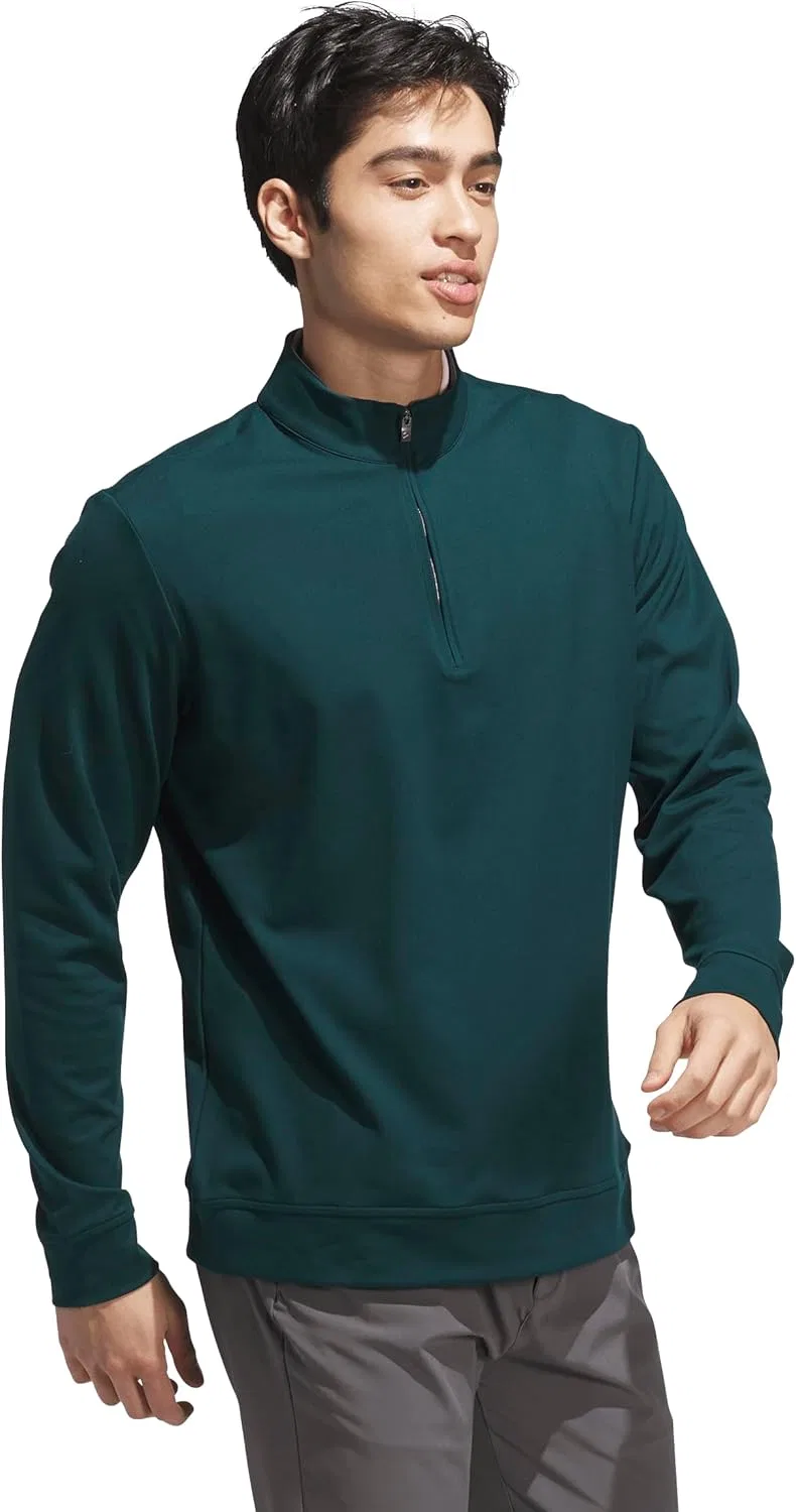 Мужская куртка Adidas Ultimate365 Elevated Quarter-Zip, Aurora Ivy — фото 2